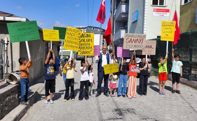 Kayapınar Mahallesi'nde Sanayi Tesisine Tepki: 'Yeter Artık! Sanayi Değil, Yaşam İstiyoruz!”