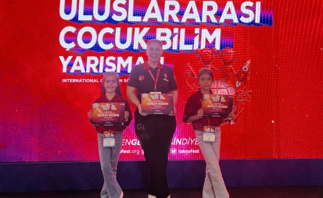Kocaeli'nin genç dahileri TEKNOFEST'te ses getirdi