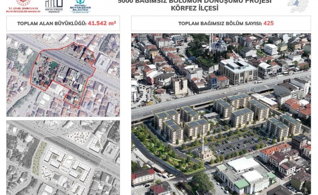 Körfez Viyadüğü'nün altı-üstü dönüşecek