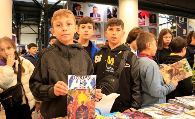 Kitap Fuarı'nda çocukların çizgi roman sevgisi