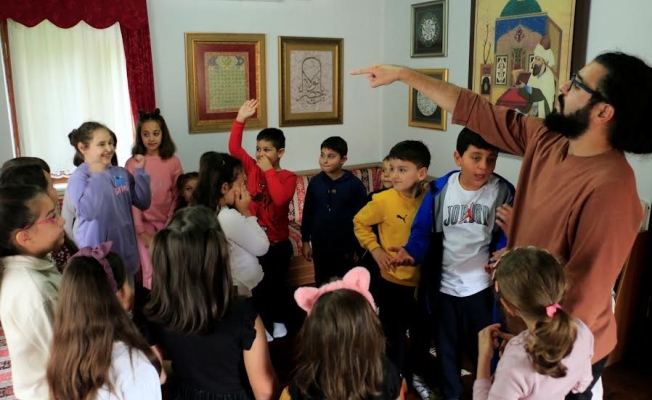 Mevlevi Evi'nde ilk çocuk drama atölyesi gerçekleşti