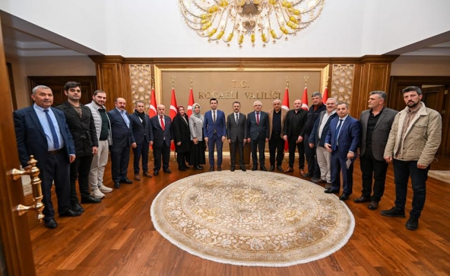 Kocaeli Gümüşhane Dernekler Federasyonundan Vali Aktaş'a davet