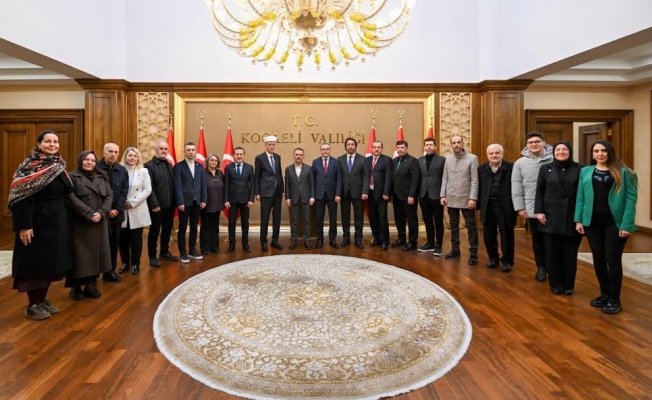 Batı Trakya Türkleri heyetinden Vali Aktaşa ziyaret