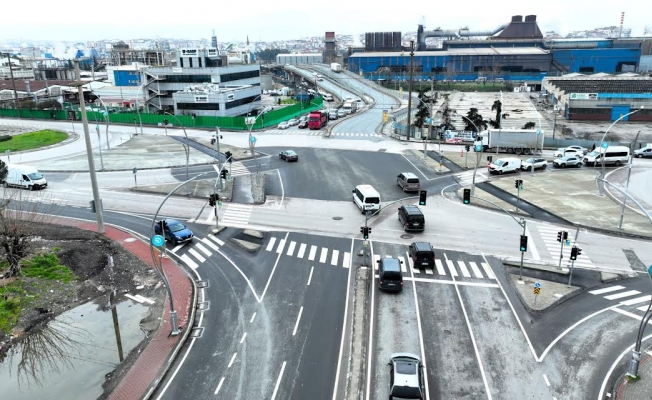 Gebze Feniş Kavşağında trafik rahat ve akıcı