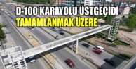 D-100 Karayolu üstgeçidi tamamlanmak üzere