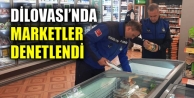 Dilovası’nda marketler denetlendi