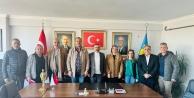 CHP İlçe başkanı Gökhan Orhan'dan İYİ Parti'ye  ziyaret