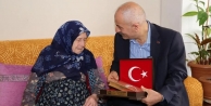Başkan Büyükgöz’den Şehit annesine ziyaret