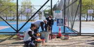 Büyükşehir, basketbol sahalarını yeniliyor