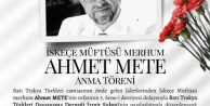 İzmit Belediyesi Merhum İskeçe müftüsünü anacak