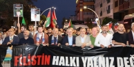 Gebzelilerden Gazze’ye destek yürüyüşü