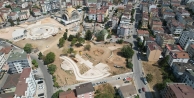 Kent meydanında çalışmalar hız kesmeden sürüyor
