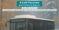 Toplu taşımada kış tarifesi düzenlemesi