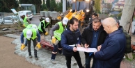 Başkan Büyükgöz Adem Yavuz mahallesi’nde üstyapı çalışmalarını yerinde inceledi