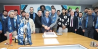 Başkan Çiftçi, şampiyon kadroyla bir araya geldi