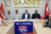 Saadet Partisi Gebze’den hükümete ve yerel yönetime net mesaj: Çözüm üretin