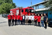 Gönüllü kahramanlara moral ziyareti
