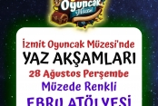 İzmit Belediyesinin müzede yaz akşamları atölyeleri devam ediyor
