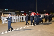 Şehitlerimiz Askeri törenle uğurlandı